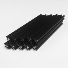 Stangenprofil 10x10 Makerbeam, Länge 150mm, schwarz. 10 Stk.